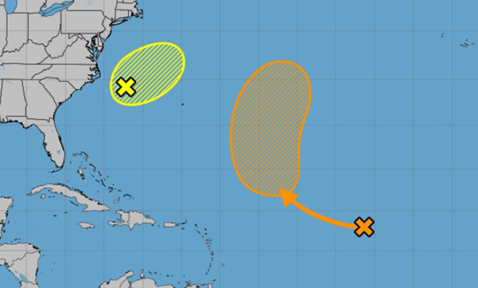 Hurricane Center realiza un seguimiento de 2 Sistemas Atlánticos