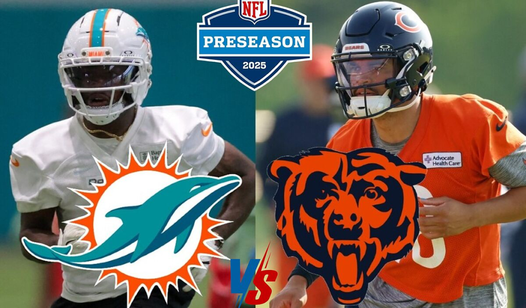Bears vs Dolphins en vivo: dnde ver en Mxico y a qu hora juega Miami en Pretemporada NFL 2025
