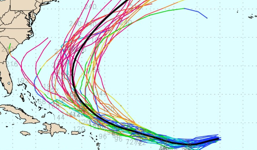 Tormenta tropical Erin para intensificarse en el huracán, Puerto Rico en cono de incertidumbre