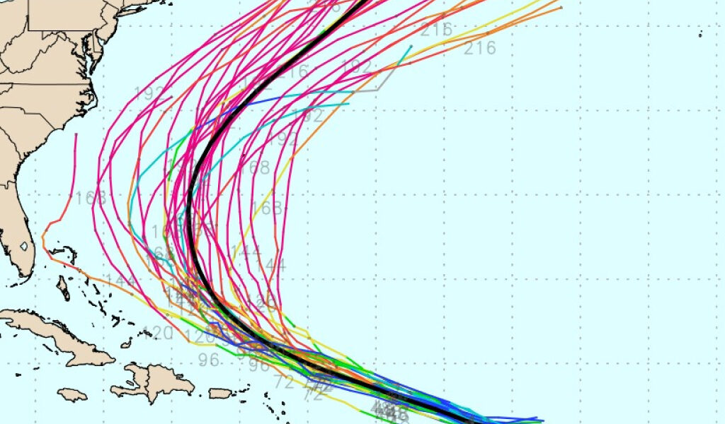 La tormenta tropical Erin se fortalece ligeramente, probablemente un huracán importante en cuestión de días; Pivote lejos de nosotros más seguro
