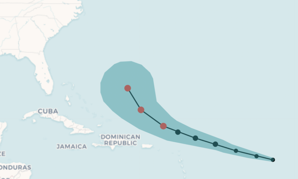 Mapa: ¿El huracán Erin llegará a los Estados Unidos? Aquí está la última pista de pronóstico