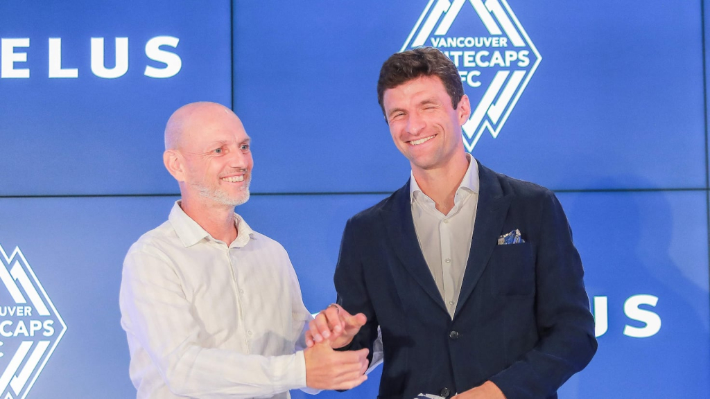 La graciosa respuesta de Müller en su presentación con Vancouver Whitecaps: “No tengo idea”