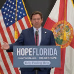 La oficina de DeSantis estaba programada para discutir un acuerdo legal. La primera dama Hope Florida obtuvo millones después, según los registros