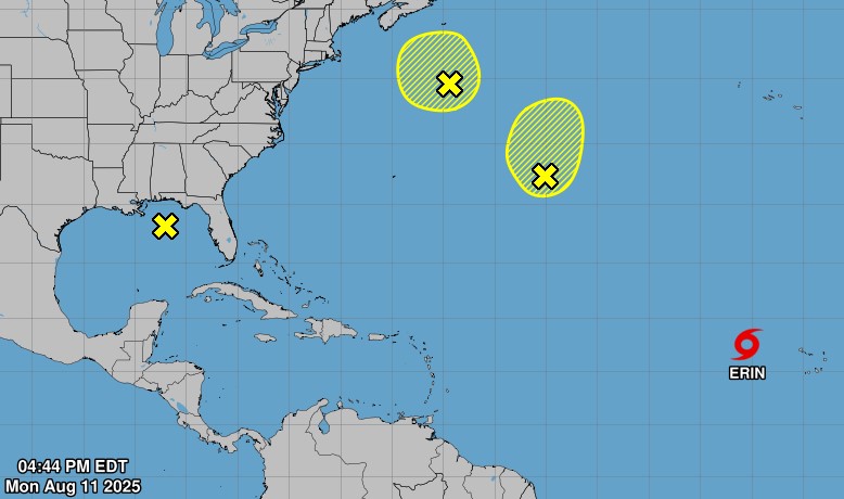 Actualmente hay cuatro sistemas activos en la cuenca del Atlántico. (Cortesía NHC)