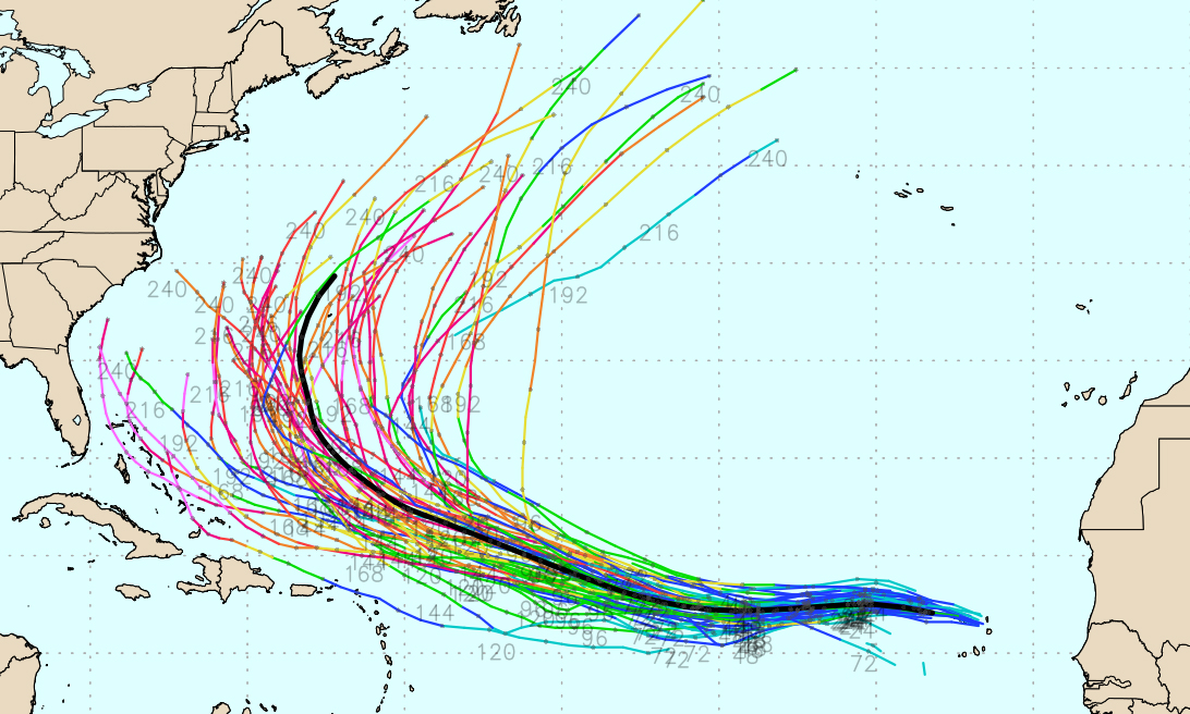 Pronóstico Los modelos de seguimiento para un sistema de sistema tropical se convertirán en tormenta tropical o huracán Erin esta semana. (NOAA)