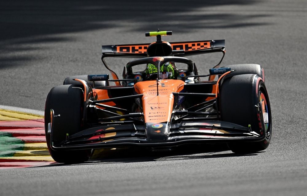 Lando Norris también fue mucho más rápido que el récord anterior en Bélgica.