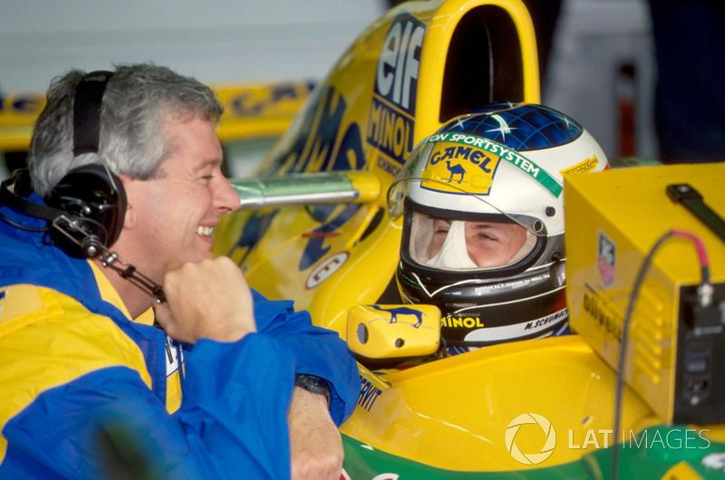 Pat Symonds, Race Engineer with Michael Schumacher, Benetton B193B