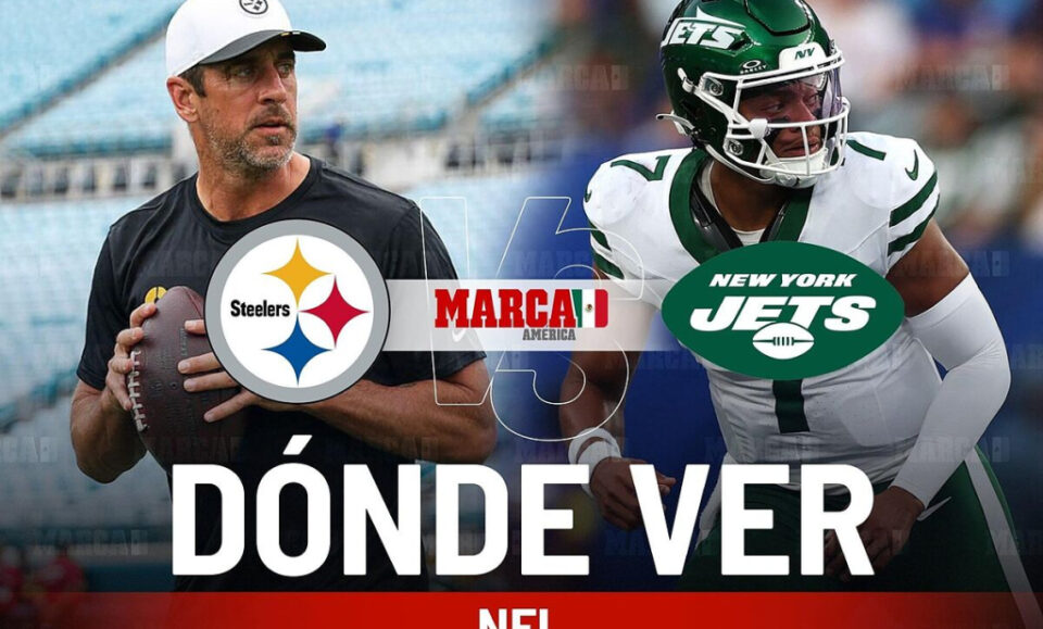 Steelers vs Jets: dnde ver a Aaron Rodgers, a qu hora juegan y pronstico NFL 2025