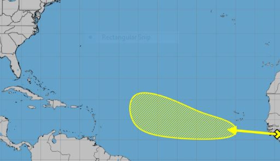 El centro de huracanes pronostica una nueva ola tropical para surgir en Atlantic