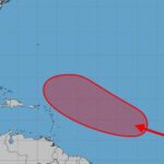 Hurricane Center dice que ahora las oportunidades son altas para la próxima depresión tropical en Atlantic