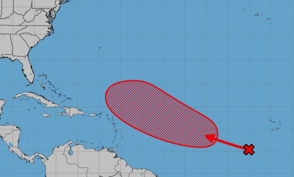 Hurricane Center dice que ahora las oportunidades son altas para la próxima depresión tropical en Atlantic