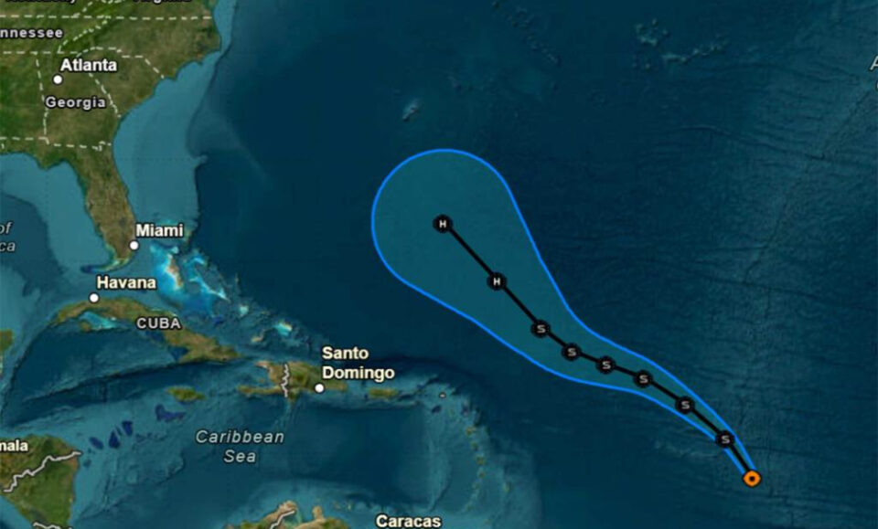 Hurricane Center dice que la depresión recién formada para convertirse en la tormenta tropical Gabrielle