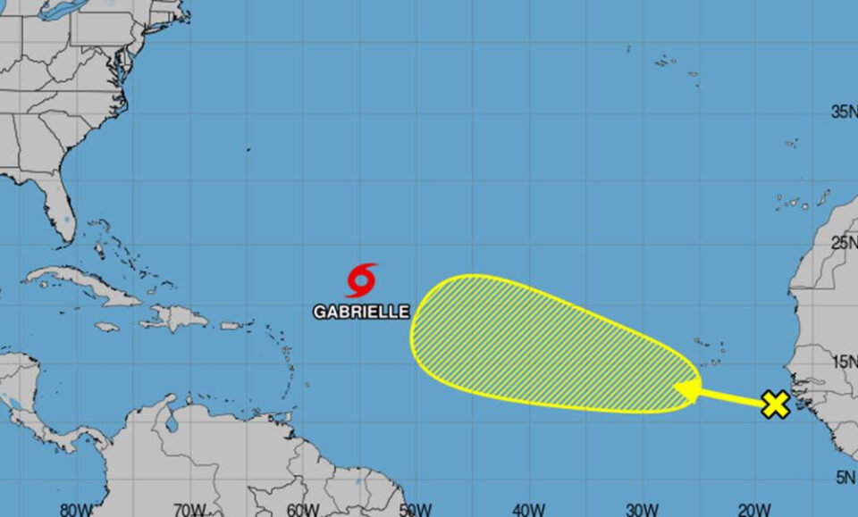 NHC pronostica que se formará el huracán Gabrielle mientras rastrea un nuevo sistema