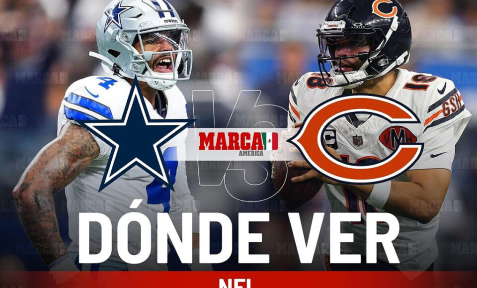 Cowboys vs Bears: Dnde ver el partido de la Semana 3 del equipo de Dallas y a qu hora empieza