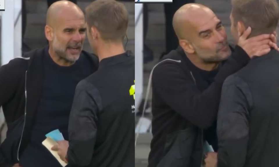 El gesto de Guardiola con su asistente que se ha hecho viral en redes