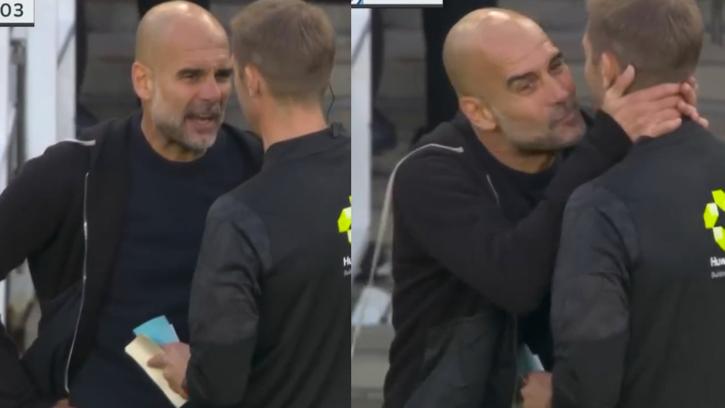 El gesto de Guardiola con su asistente que se ha hecho viral en redes