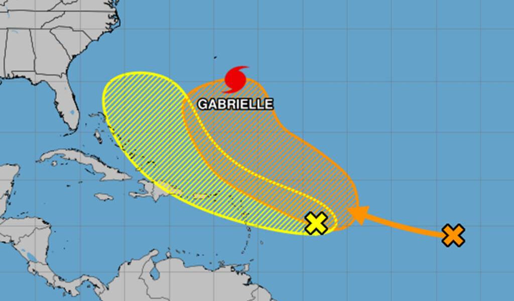 El huracán Gabrielle se intensifica, mientras que NHC rastrea 2 más sistemas del Atlántico