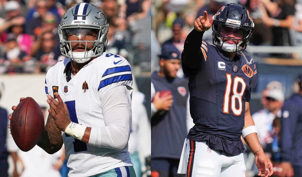 Resumen Cowboys vs Bears: Dak Prescott y Dallas no pueden con los 4 touchdowns de Caleb Williams