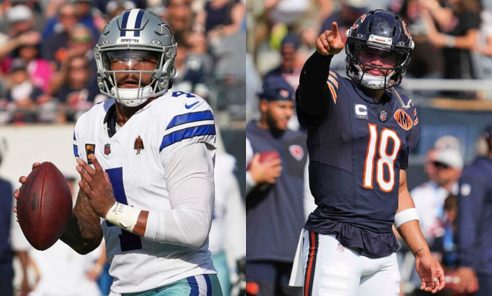 Resumen Cowboys vs Bears: Dak Prescott y Dallas no pueden con los 4 touchdowns de Caleb Williams