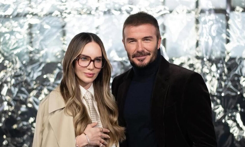 ¡Qué dupla! El encuentro entre Belinda y David Beckham en una pasarela en Milán