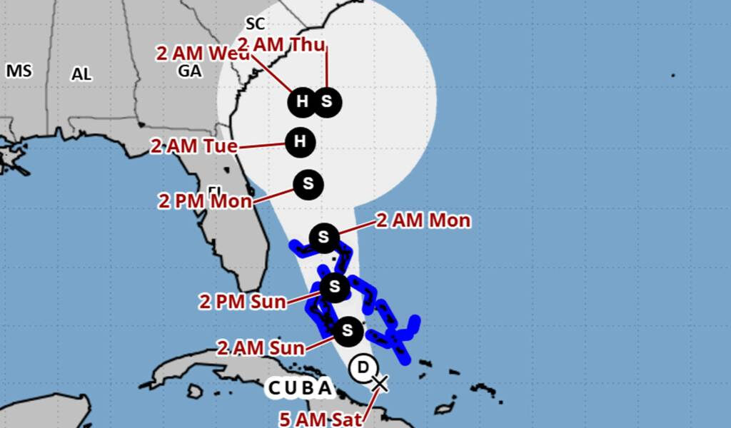 Tormenta tropical Imelda pronóstico puede amenazar partes de Florida mientras el huracán Humberto intensifica