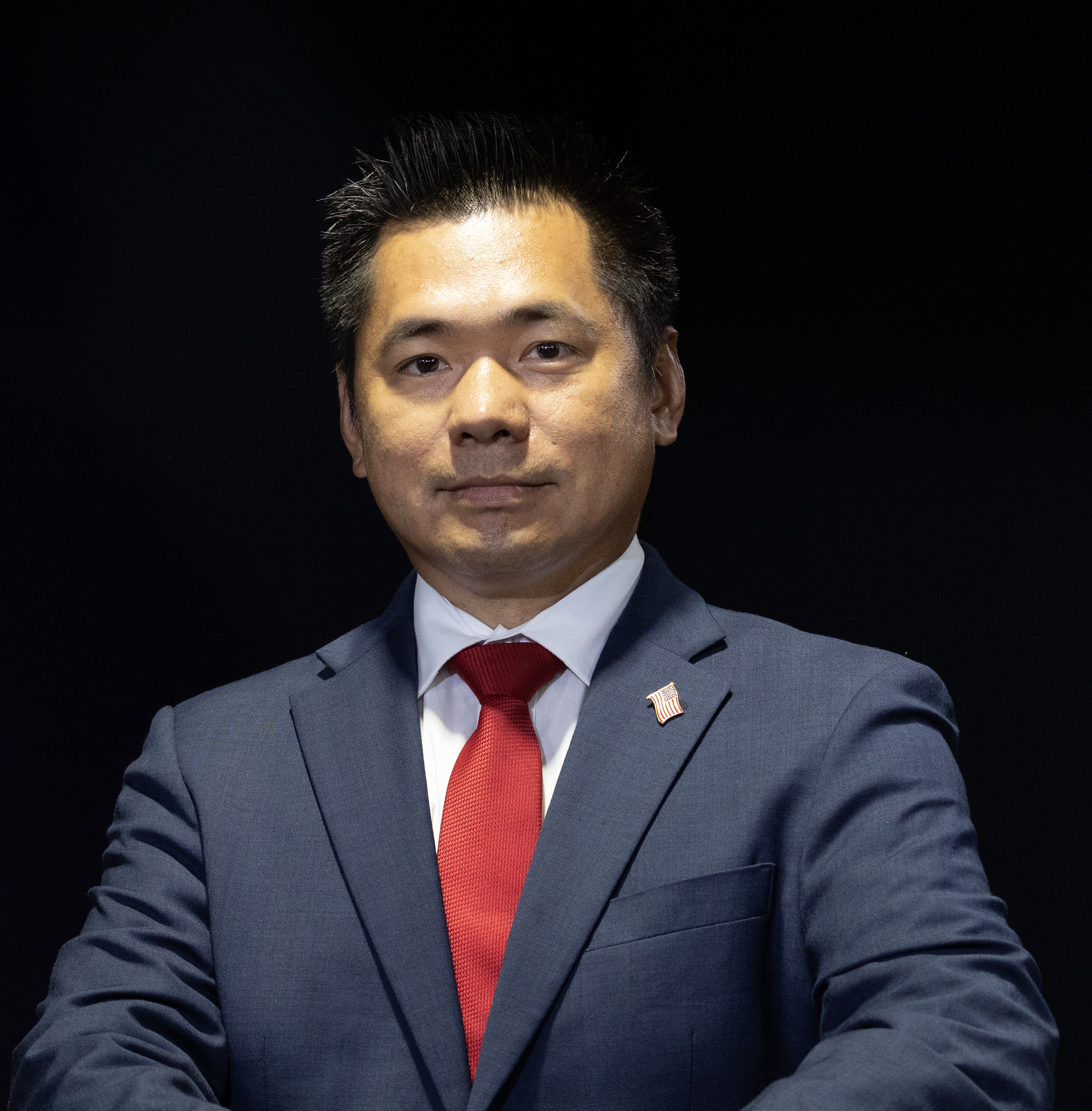 Candidato del Distrito 10 del Congreso de los Estados Unidos, Tuan Le, en Orlando, Florida, miércoles 24 de julio de 2024. (Willie J. Allen Jr./orlando Sentinel)