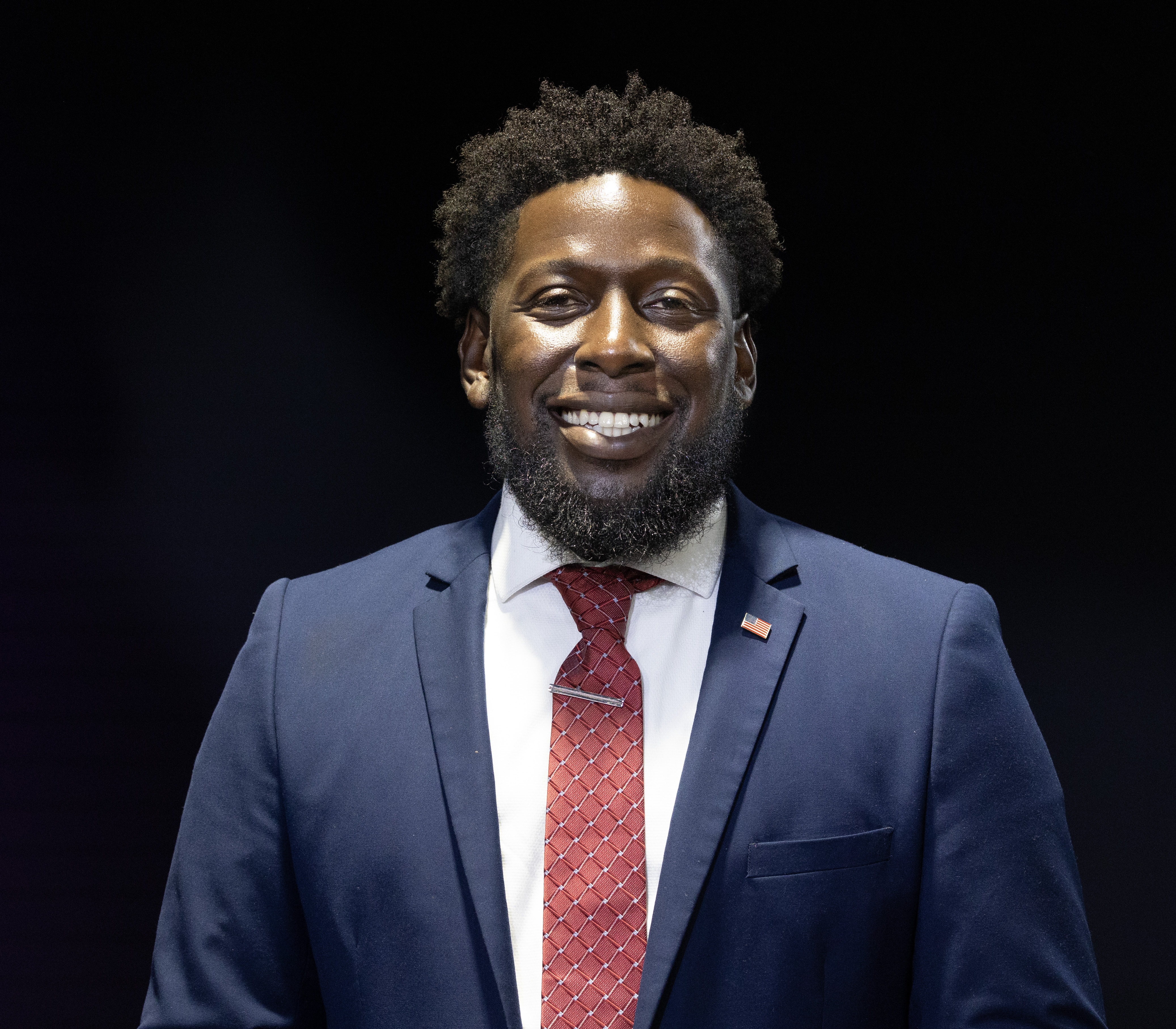 Candidato del Distrito del Congreso de los Estados Unidos Willie Montague, en Orlando, Florida, miércoles 24 de julio de 2024. (Willie J. Allen Jr./orlando Sentinel)