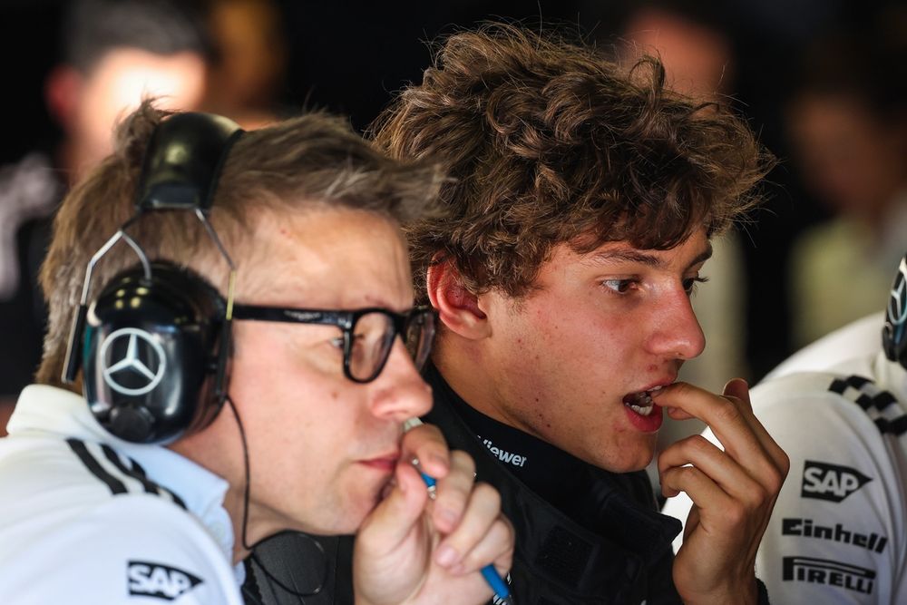 Antonelli sat out the majority of FP2 at Monza