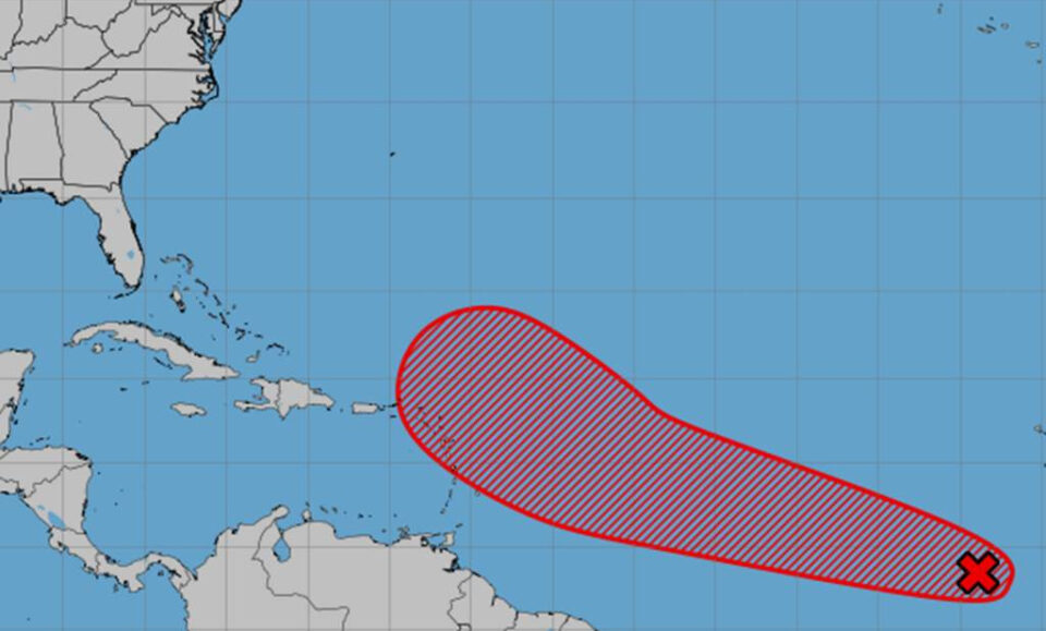 Huracane Center Ups Odds Atlantic Tropical Depression se formará