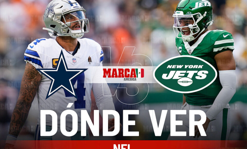 Cowboys vs New York Jets: Dnde ver, prnostico y horario del partido del equipo de Dallas para maana