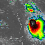 La tormenta tropical Jerry se acerca a las islas del Caribe, pero se espera que cambie