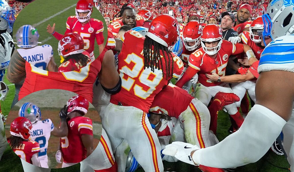 Chiefs – Lions: Brian Branch desata pelea en la NFL al ignorar a Patrick Mahomes y atacar a JuJu Smith-Schuster