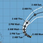 Se forma tormenta tropical Lorenzo en el Atlántico, pero no amenaza tierra firme