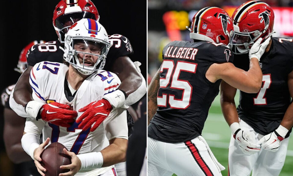 Resumen Falcons vs Bills: Josh Allen es sorprendido por la defensiva de  Atlanta con una gran actuacin de Bijon Robinson