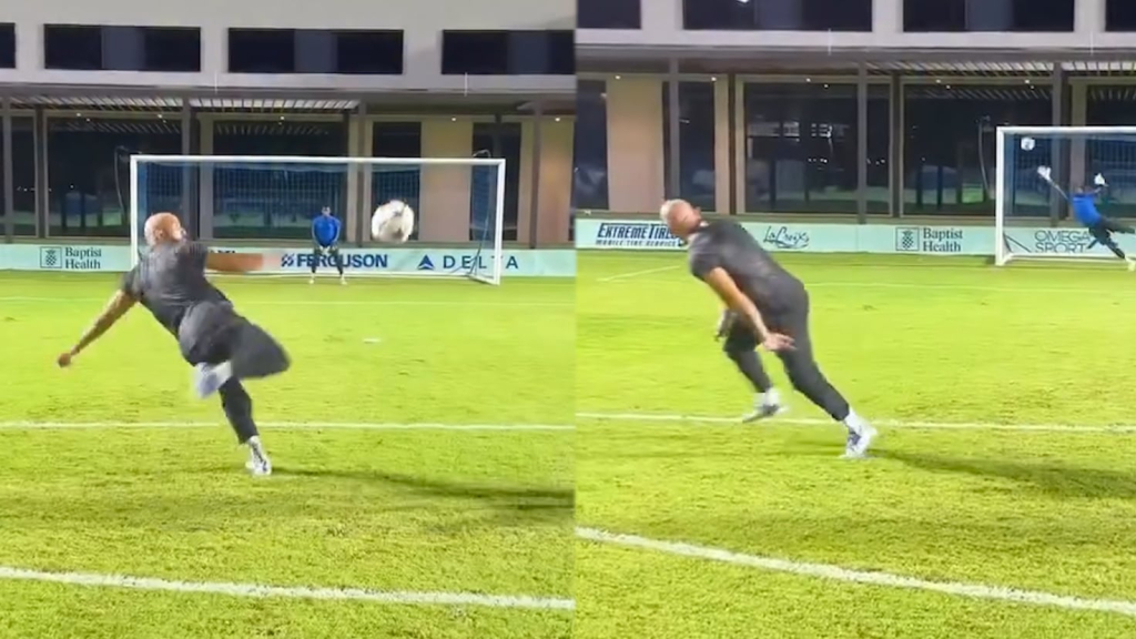 ¡Al ángulo! El increíble golazo del guardaespaldas de Messi