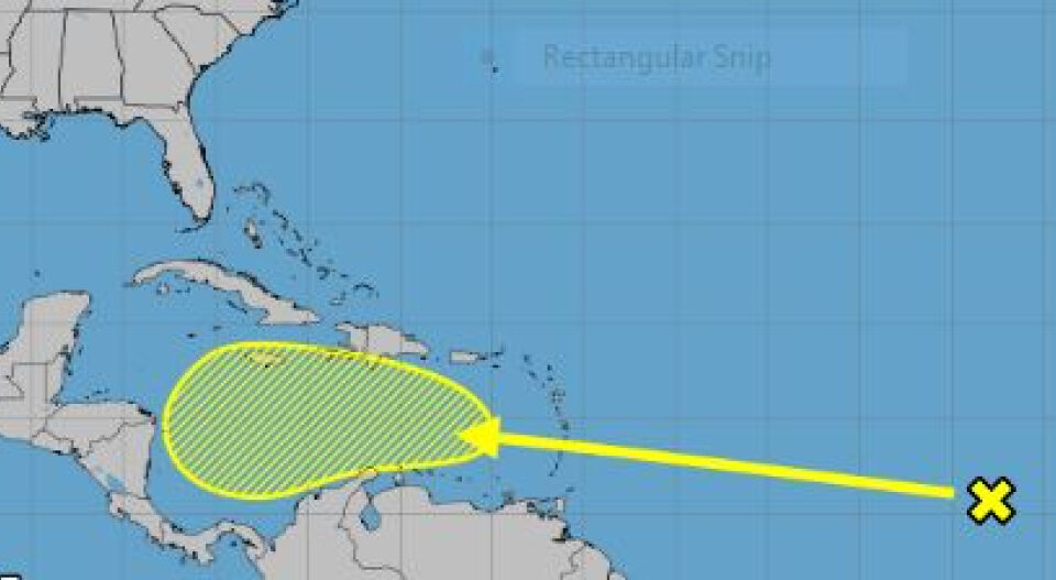 Centro de huracanes rastrea nueva onda tropical que se dirige hacia el Caribe