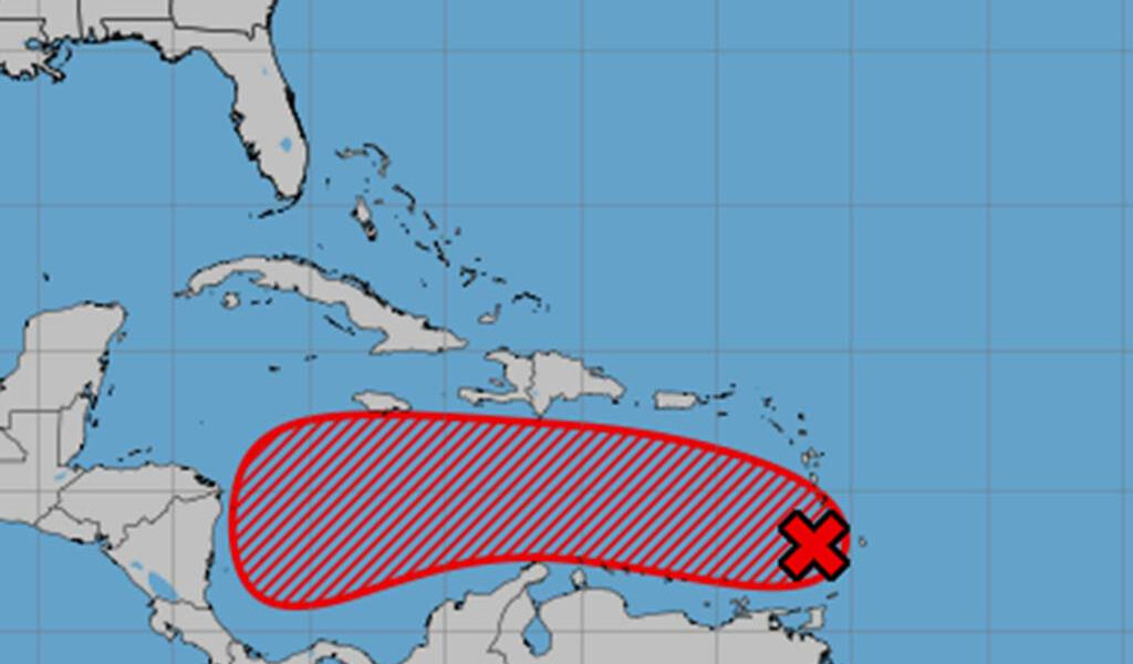 El centro de huracanes aumenta la posibilidad de que se desarrolle un sistema con destino al Caribe