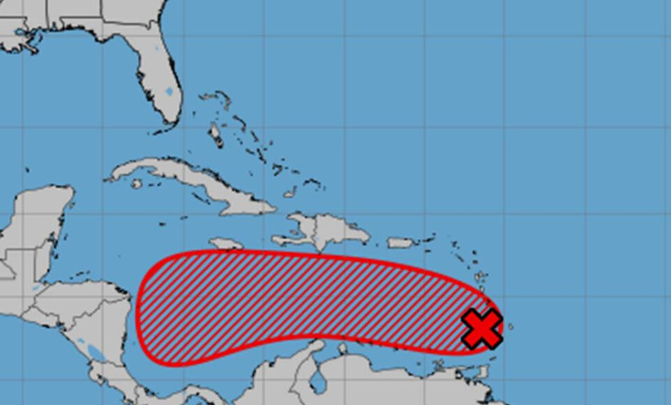 El centro de huracanes aumenta la posibilidad de que se desarrolle un sistema con destino al Caribe