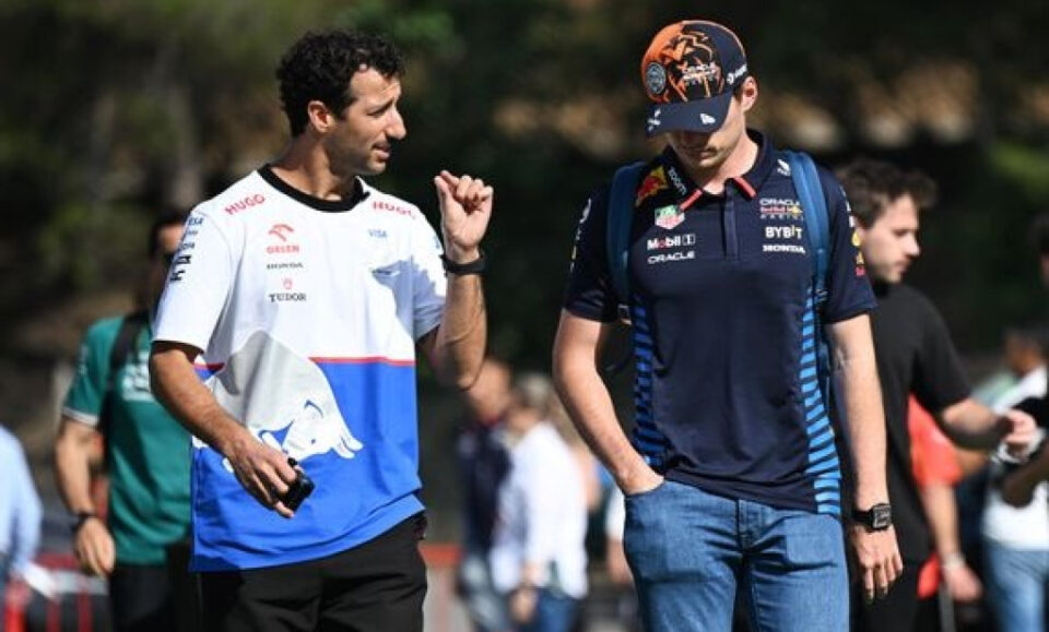 Ricciardo sigue impresionado con el «loco» Verstappen y su remontada