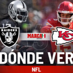 Chiefs vs Raiders: Dnde ver y horario en Mxico para el partido de a Patrick Mahomes en la Semana 7 de NFL