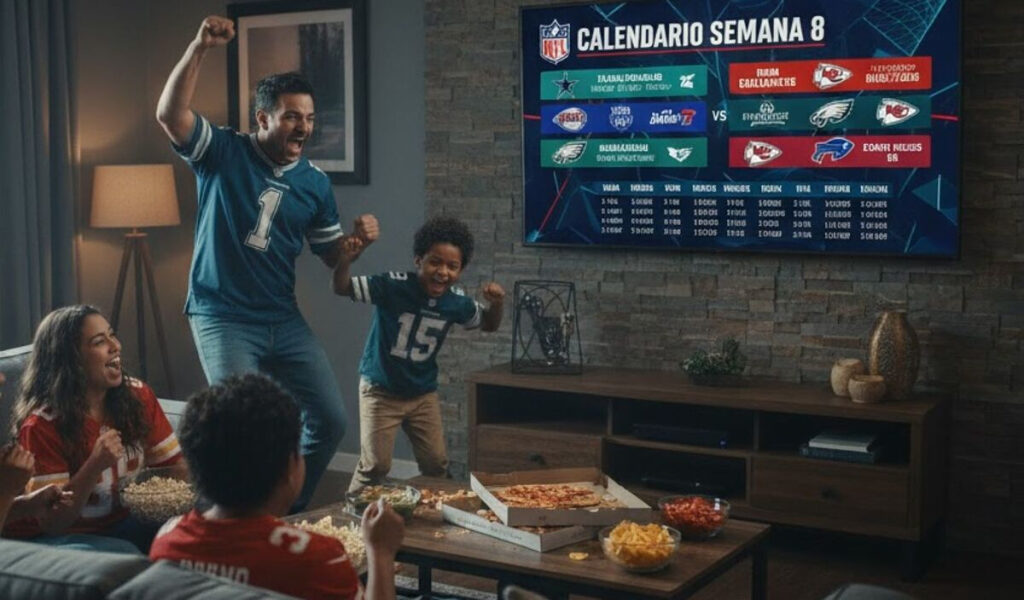 Juegos Semana 8 NFL 2025: quin juega, horarios y dnde ver en vivo en Mxico