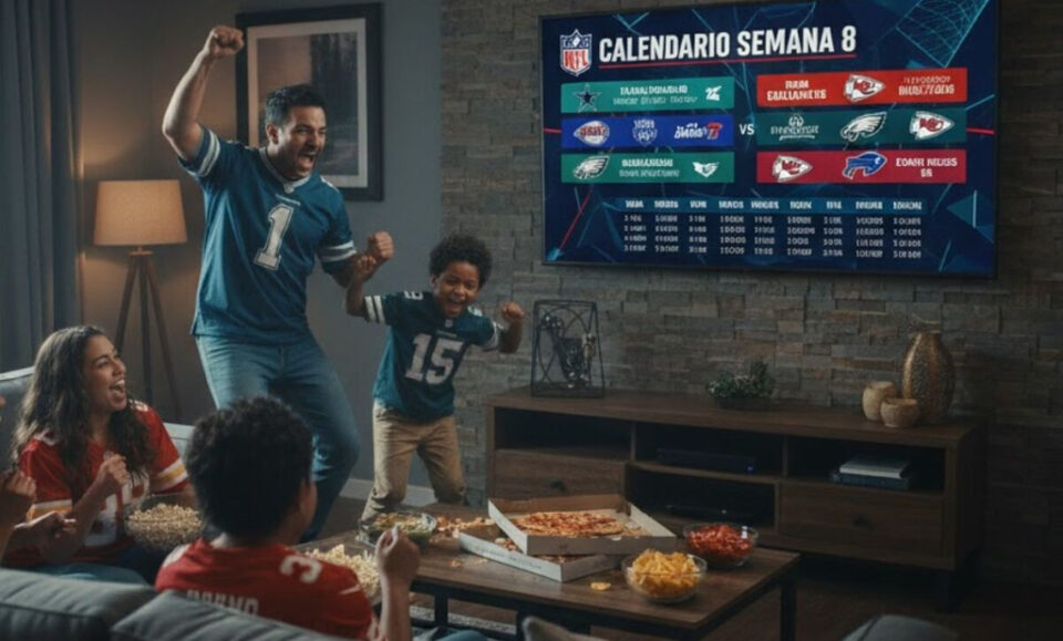 Juegos Semana 8 NFL 2025: quin juega, horarios y dnde ver en vivo en Mxico