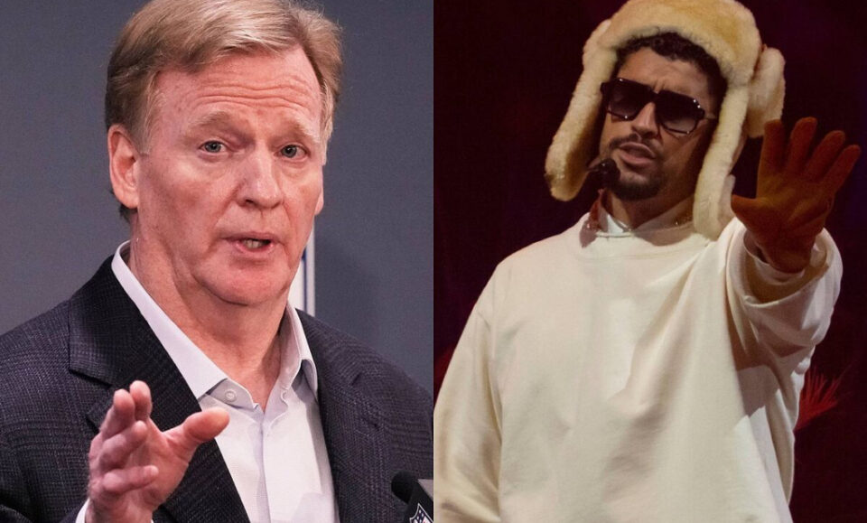 NFL no cede a presin contra Bad Bunny en Super Bowl: Roger Goodell es contundente con los detractores