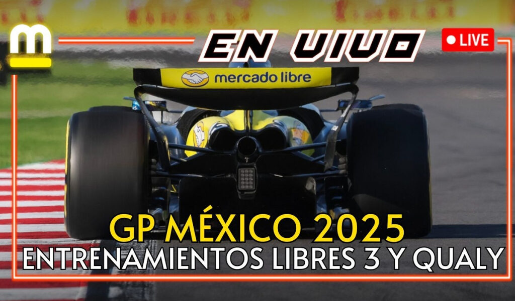 F1 EN VIVO: la FP3 del Gran Premio de México 2025 de F1