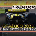 F1 EN VIVO: la FP3 del Gran Premio de México 2025 de F1