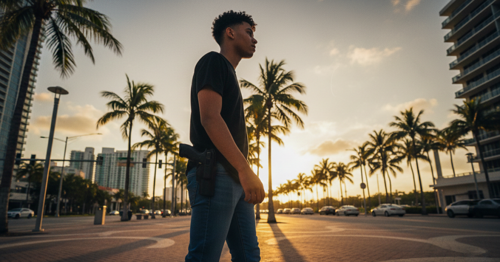 Juez de Florida falla contra la prohibición de portar armas ocultas para jóvenes de 18 a 20 años