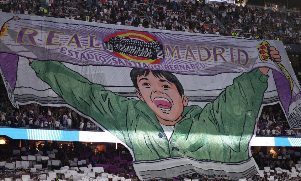 Lucas, emocionado con su tifo del Bernabéu: “Lo soñé de niño…”