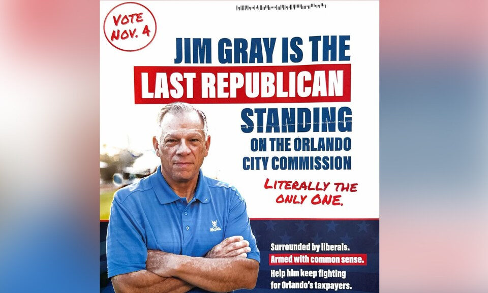 Anuncio republicano denunciado como «homofóbico» insta a los votantes a conservar al último comisionado republicano de Orlando