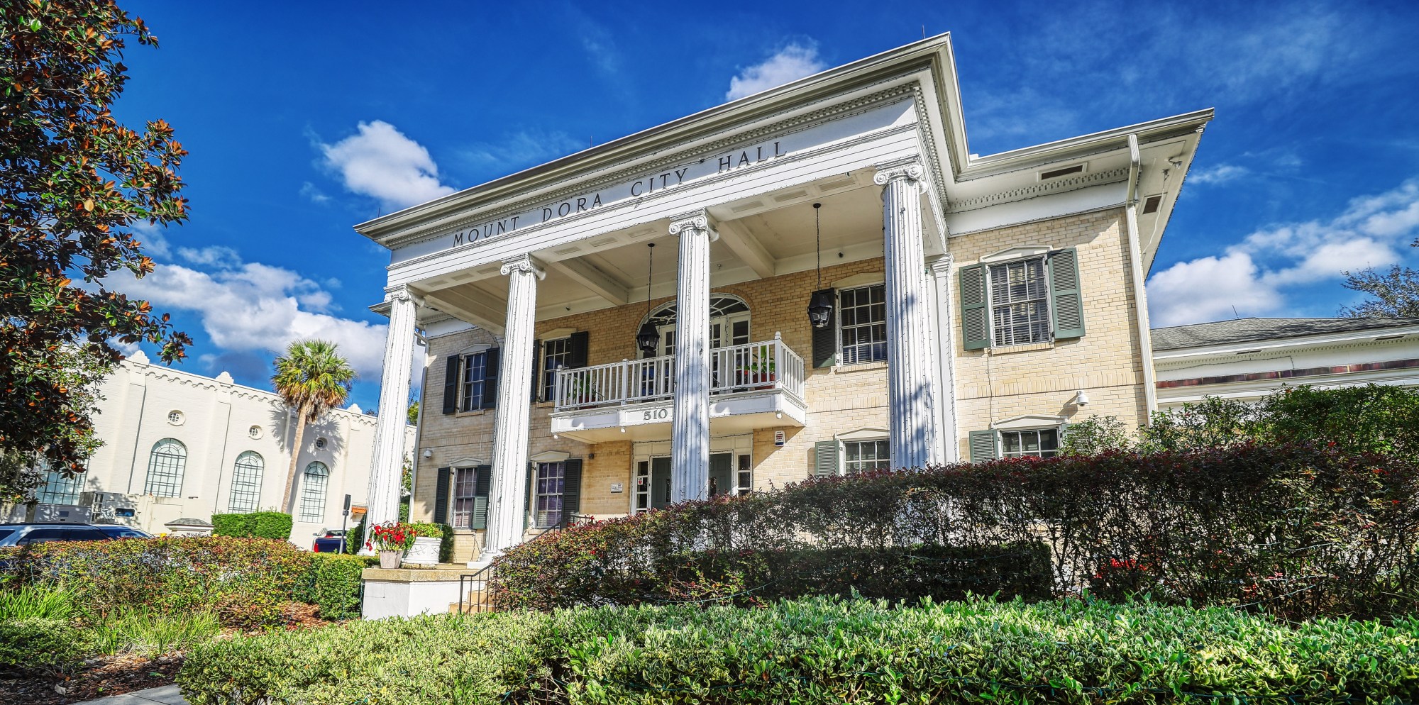 Exterior del Ayuntamiento de Mount Dora el martes 3 de enero de 2023. (Ricardo Ramirez Buxeda/ Orlando Sentinel)