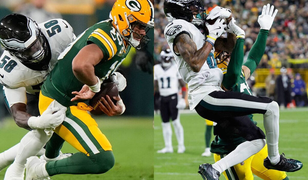 Resumen Packers vs. Eagles: Love y Hurts aburren con pattico espectculo en fin de la semana 10 de la NFL